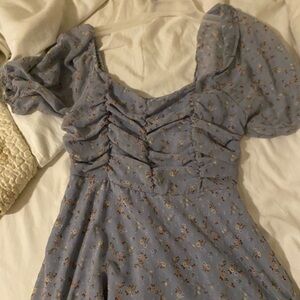 Altar’d State Floral Puff Sleeve Dress